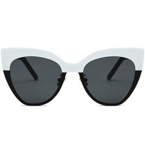 Cat Eye Sunglasses Protection Outdoor Accessory - Black Box on White - CP1997KQTNR $37.19