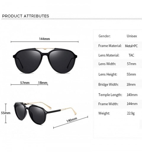Aviator Aviator Sunglasses Polarized Protection Glasses - CI198QYI24Z $16.38