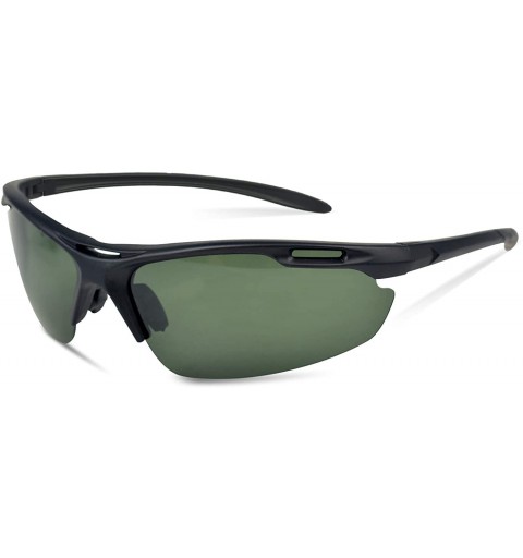 Sport Polorized Sports Sunglasses for Men- Uv Protection Sunglasses for Fishing- Golf- Driving - Green - CH18UNR6O52 $9.11