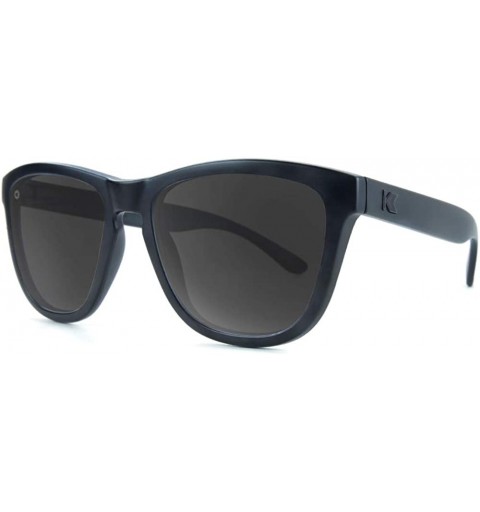 Wayfarer Premiums Polarized Sunglasses For Men & Women- Full UV400 Protection - Black on Black / Smoke - CZ18QCMM3UX $51.75