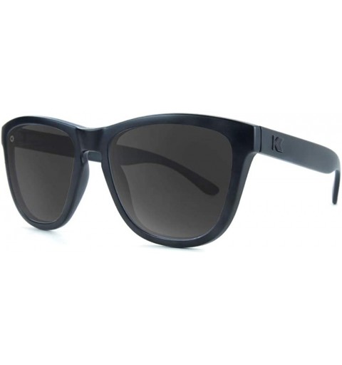 Wayfarer Premiums Polarized Sunglasses For Men & Women- Full UV400 Protection - Black on Black / Smoke - CZ18QCMM3UX $29.08