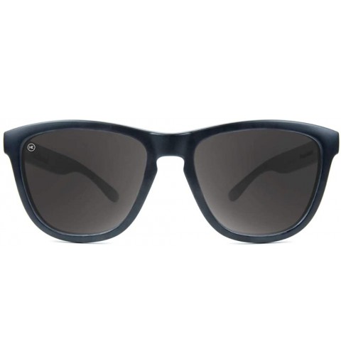 Wayfarer Premiums Polarized Sunglasses For Men & Women- Full UV400 Protection - Black on Black / Smoke - CZ18QCMM3UX $29.08