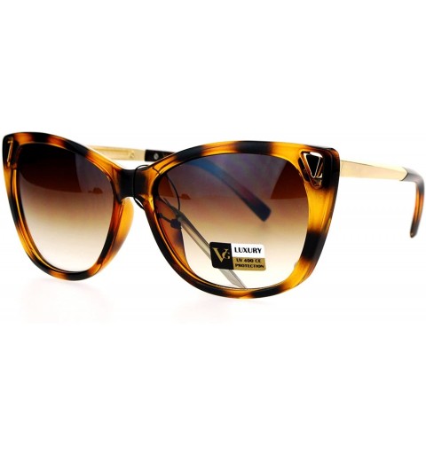 Butterfly Womens Fashion Sunglasses Square Butterfly Designer Style Frame UV 400 - Tortoise - CV188HKDY59 $17.58