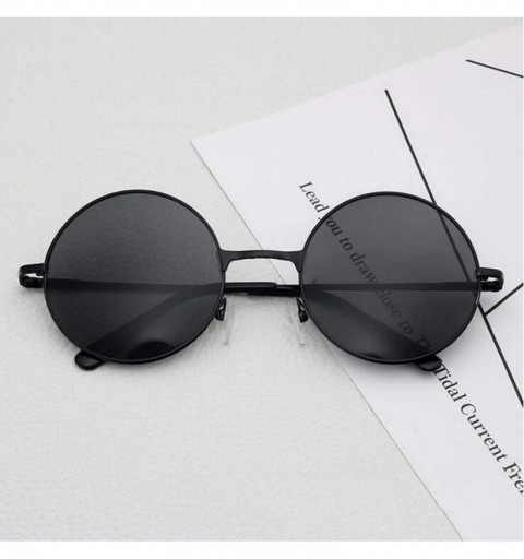 Square Metal Black Round Kids Sunglasses Little Girl/boy Baby Child Glasses Goggles Oculos UV400 Small Face Suit - CV199C695O...
