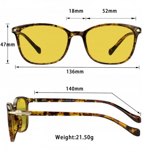 Oval Night Vision Driving Glasses-UV400/Anti-glare-Sports Polarized Sunglasses For Men & Women - Y S2117_c1 - CQ18M0UL659 $21.68