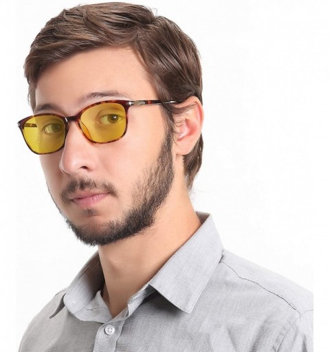 Oval Night Vision Driving Glasses-UV400/Anti-glare-Sports Polarized Sunglasses For Men & Women - Y S2117_c1 - CQ18M0UL659 $21.68