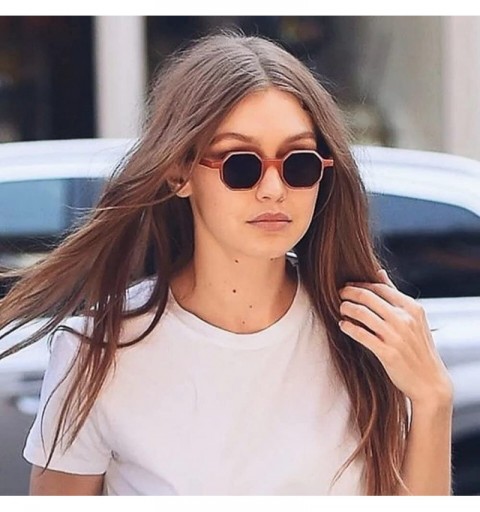 Rimless Sunglasses Vintage Eyewear Hippie Favors - E - CX18QOAYN8R $9.96