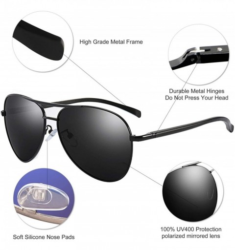 Aviator Personalized Custom Aviator Sunglasses gifts for Husband and Son-Polarized Sunglasses 100% UV protection - C618SHUI6T...
