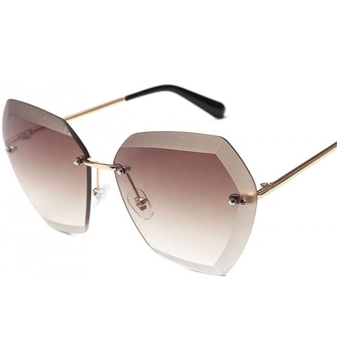 Sport New Box Sunglasses Female Tide Star Models Glasses Round Elegant Sunglasses Personality Trend - CI18T4MT7T5 $39.85