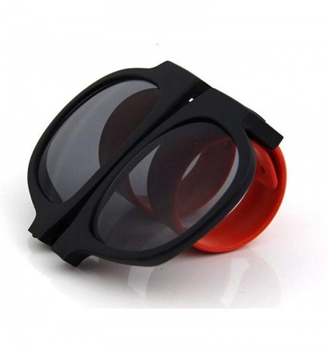 Sport Folding Wristband Sunglasses Slappable Bracelet - C1 - C8199OQQGMM $20.00
