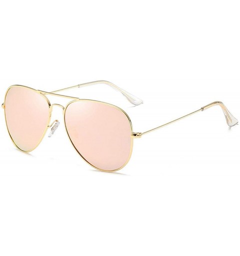 Rimless Fashion Retro Classic Metal Round Polarized Sunglasses Men Women Luxury Color Lens Vintage Mirrors Sun Glasses - CS19...