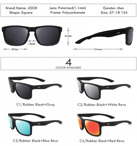 Sport Men Polarized Sunglasses 1.1mm thicken Lens Men's Vintage Sunglasses Rubber Paint Smooth Touch Glasses - CG18ZCU5OAZ $1...