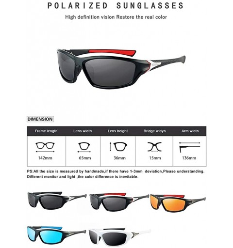 Oversized Polarized Protection Sunglasses Unbreakable Glasses - Color 2 - CC18TOCX7RA $12.74