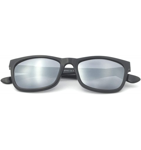 Sport Mission Mark II Rectangle Frame Sunglasses- Polarized- 100% UV protection- Spring Hinged - C618EX5E9EQ $11.28
