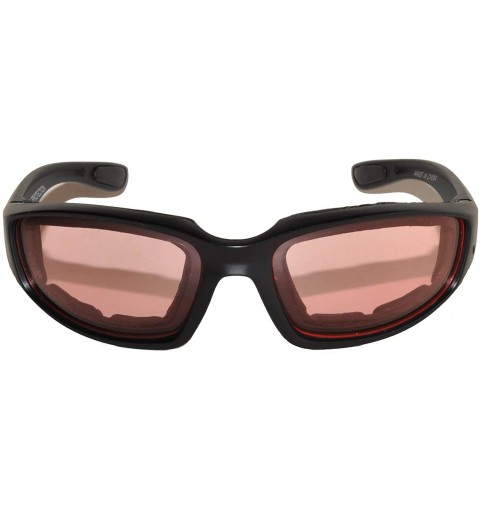 Sport Amber Lens Sunglasses Bicycle Running Outdoor Black Frame - CL126RD1B49 $8.36