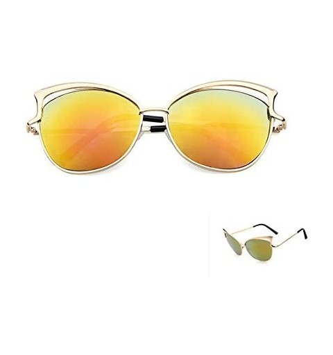 Sport Stylish Sunglasses for Men Women 100% UV protectionPolarized Sunglasses - Orange - CH18S7HQZN4 $9.97