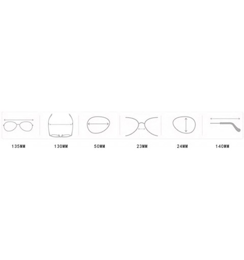 Oval Vintage Sunglasses Outdoor Eyewear Protection - D - CS18YSKS0ZU $6.52