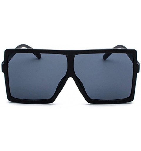 Aviator 2019 Retro Big Frame Mirror Cat Eye Sunglasses Women Brand Designer Big C5 - C7 - CJ18YZWTL5W $19.53