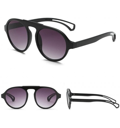 Sport Round Sunglasses Sports Sunglasses Classic Design Mirror Sunglasses - F - CT18TM5DG9I $8.49