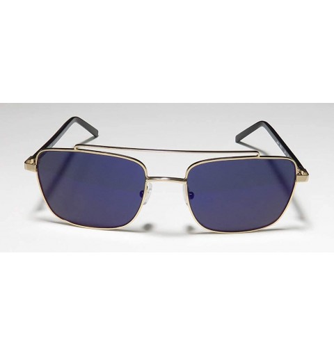 Aviator Peter Mens/Womens Aviator Full-rim 100% UVA & UVB Lenses Sunglasses/Sun Glasses - Gold / Black - CK193Q9N2Q2 $49.40