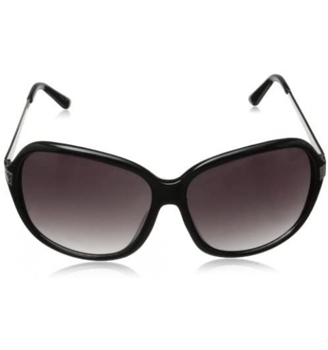 Oversized Women's R3158 Oversized Sunglasses - Black - CN11HJJBSU3 $50.65