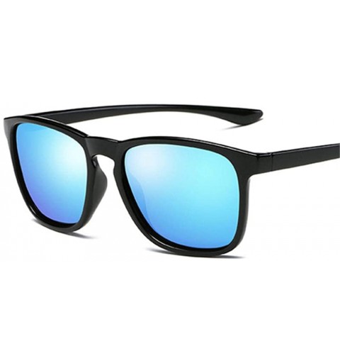 Aviator Mens Polarized Sunglasses Fashion Sun Glasses Male Driving Blue Multi - Tea - CG18XE083U7 $9.31