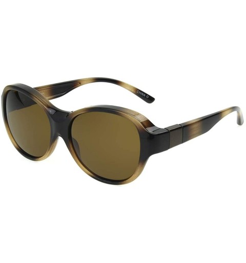 Shield Unisex-Adult Melrose 2NMWB3.COM Polarized Round Sunglasses - Brown - C412N9RFG97 $14.43