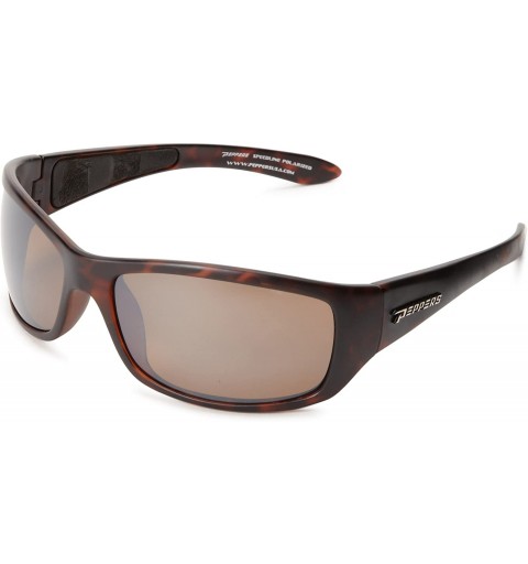 Wrap Cutthroat Polarized Sport Sunglasses - Dark Tortoise - C6114TTWKIZ $43.55