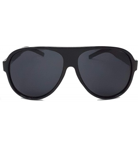 Aviator Retro Classic style 1980s Fashion Sunglasses Ditka Hangover IL1029 - Black/ Black - CL18NDG3036 $11.66