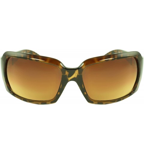 Square Square Sunglasses - Brown Leopard - C111FEPWMKT $10.31