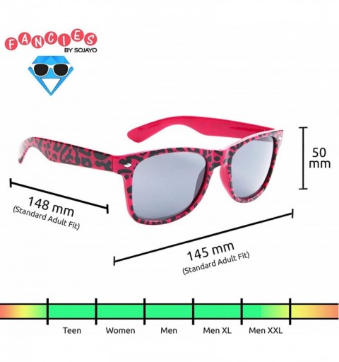 Wayfarer Sunglasses Dark Pink (Fancies By Sojayo the Hot Spot Collection) - C4180ACYR3U $9.05
