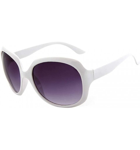 Goggle Women Fashion Eyewear Large Frame Sunglasses Vintage Glasses - Multicolor H - C71974E3DNH $6.81