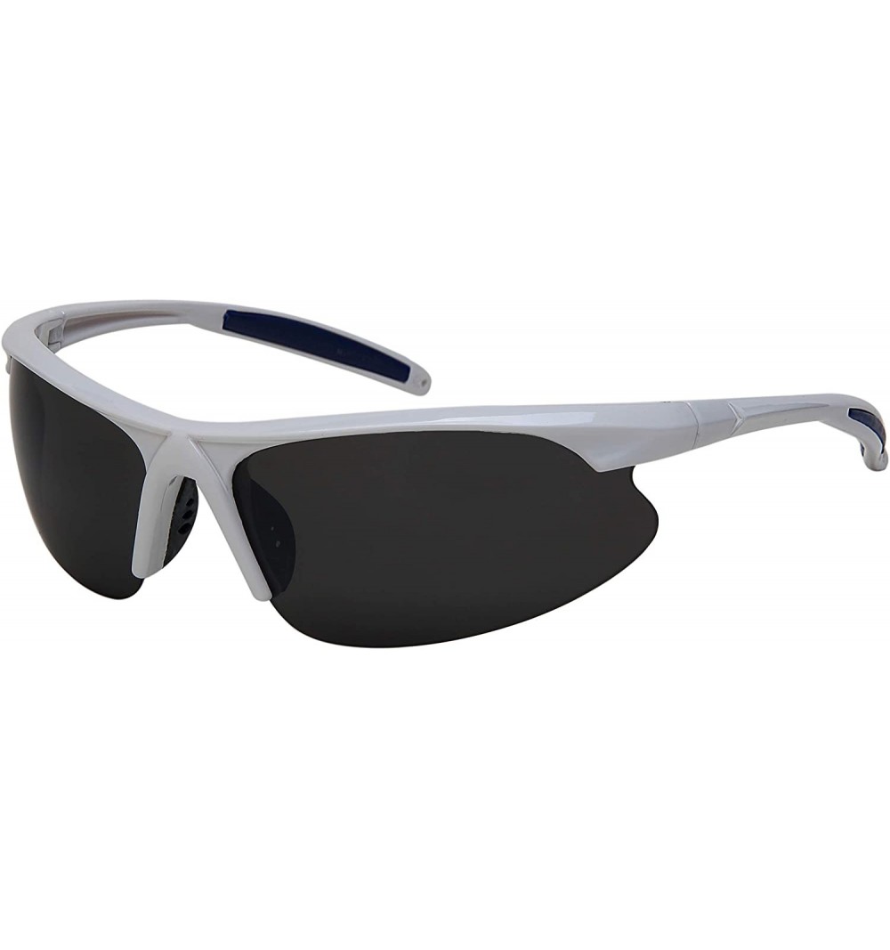 Wrap Sport Wrap Around Style Active UV Protection Sunglasses Solid Lens for Men Women - CF18YTM9ZIQ $12.00