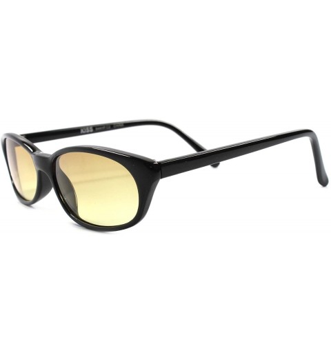 Rectangular Vintage 80s Style Mens Womens Black Rectangular Sunglasses - CC18023TXK2 $11.88