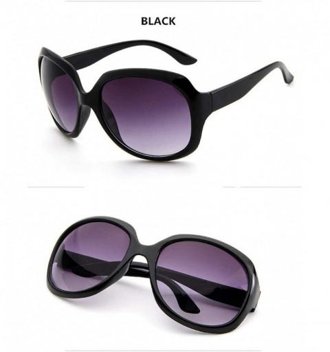 Square Retro Classic Sunglasses Women Oval Shape Oculos De Sol Feminino Fashion Sunglaasses Er Price Girls - Black - CP198AH7...