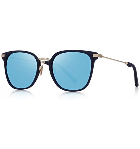 Aviator DESIGN Men/Women Polarized Sunglasses Ultra-light Series UV400 C01 Black - C03 Blue - CX18XHEQ476 $13.97