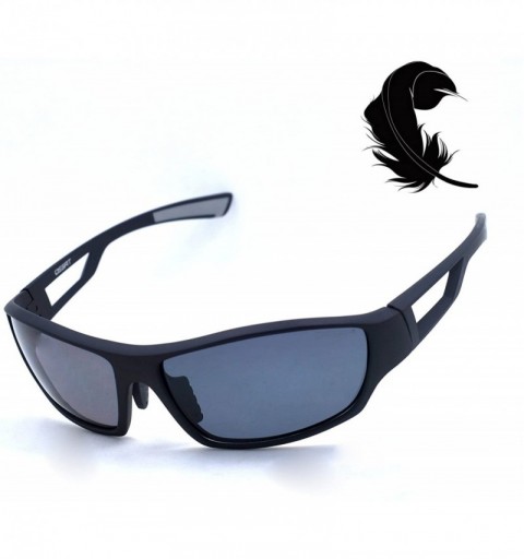 Sport Polarized Designer Fashion Sports Sunglasses for Baseball Cycling Fishing Golf - CK186OO8ITI $19.34