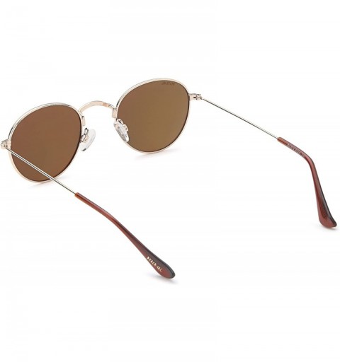 Aviator Women's Sunglasses - Polarized Lenses - Chic Designer Aviator Frames - Gold - CL18DZEAA8W $46.35