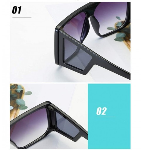 Oval Owersized Aviator Sunglasses Polarized-One Piece Mirror Shade Glasses Unisex - C - CD190EDC7MG $24.84
