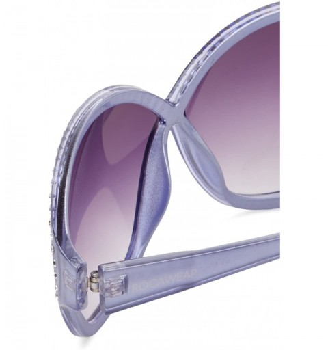 Oval womens R790 Oval Sunglasses - Purple - CX115B26A93 $33.50