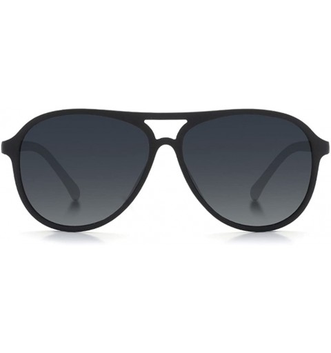 Aviator Women Men Sunglasses Polarized Aviator Unisex UV400 For Women - Black - CQ18DTTCQ25 $16.67
