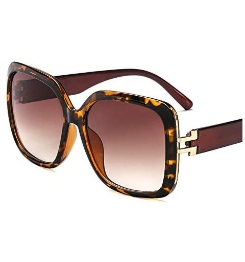 Square Fashion Sunglasses Oversize Glasses - CR199OGX2D2 $22.90