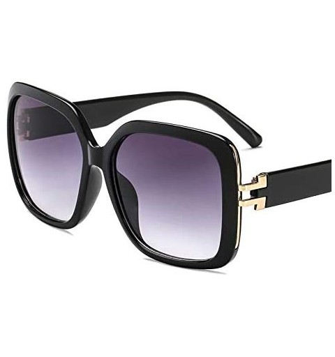 Square Fashion Sunglasses Oversize Glasses - CR199OGX2D2 $22.90