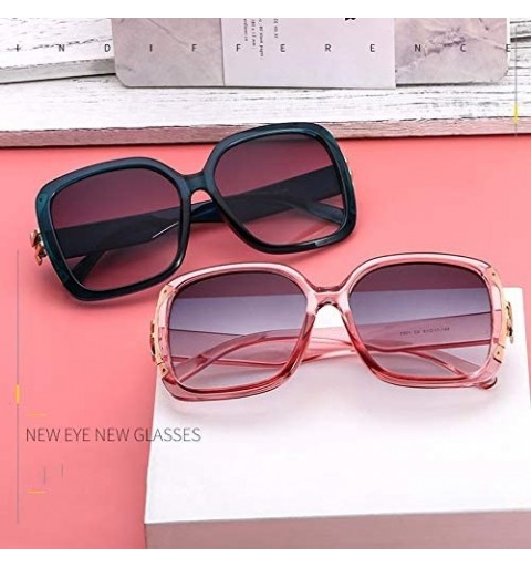 Square Fashion Sunglasses Oversize Glasses - CR199OGX2D2 $22.90