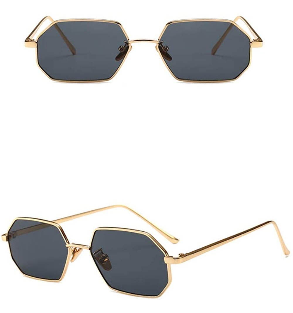 Square Vintage Small Sunglasses Women Ladies Fashion Shade - 6 - CJ18RYUR3NK $22.92