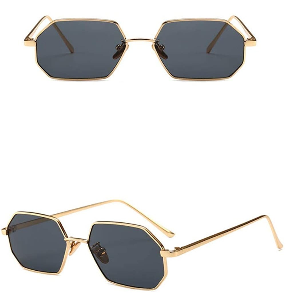 Square Vintage Small Sunglasses Women Ladies Fashion Shade - 6 - CJ18RYUR3NK $22.92