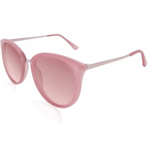 Cat Eye Fashion Cat Eye Sunglasses for Women 100% UV Protection FW3002 - C3 Pink - C118ET6URHZ $13.65