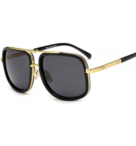Oversized Oversized Men Sunglasses Luxury Women Sun Glasses Square Retro - C11 - C5194OH97AZ $21.86
