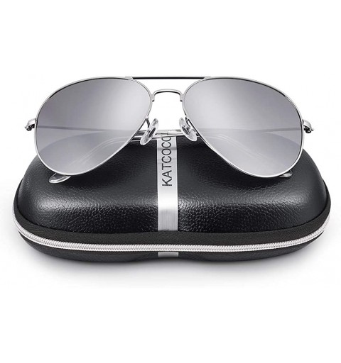Oversized LIGHTWEIGHT Polarized Aviator Sunglasses for men and women WITH CASE 100% UV Protection 58MM - CU18TIH3MST $12.06