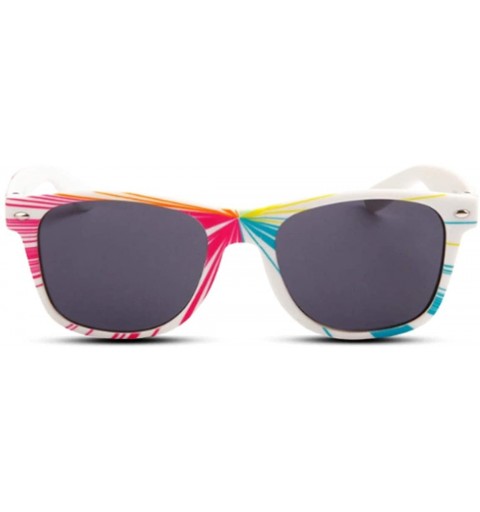 Wayfarer 2 Pair HQL Miami Fancies by Sojayo - 1 White & 1 Black (2 Pack) - CJ18C5OWNIG $15.17